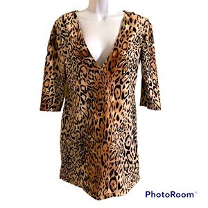 Motel Leopard Mini Dress